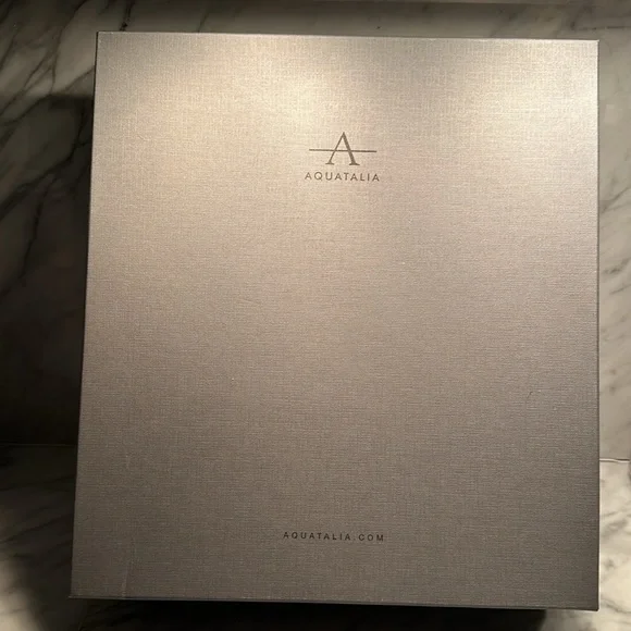 Aquatalia Alyssa Shearling trimmed Weatherproof Leather Calfskin Boots - Picture 6 of 8